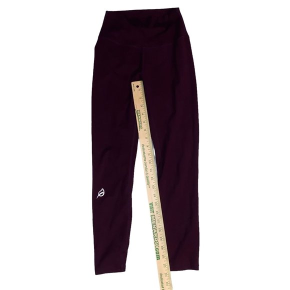 P'Tula Midnight Plum Buttery Soft Leggings EUC - Picture 4 of 6
